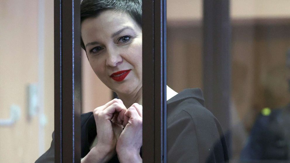 Top Belarus opposition leader Maria Kolesnikova sentenced to 11 years