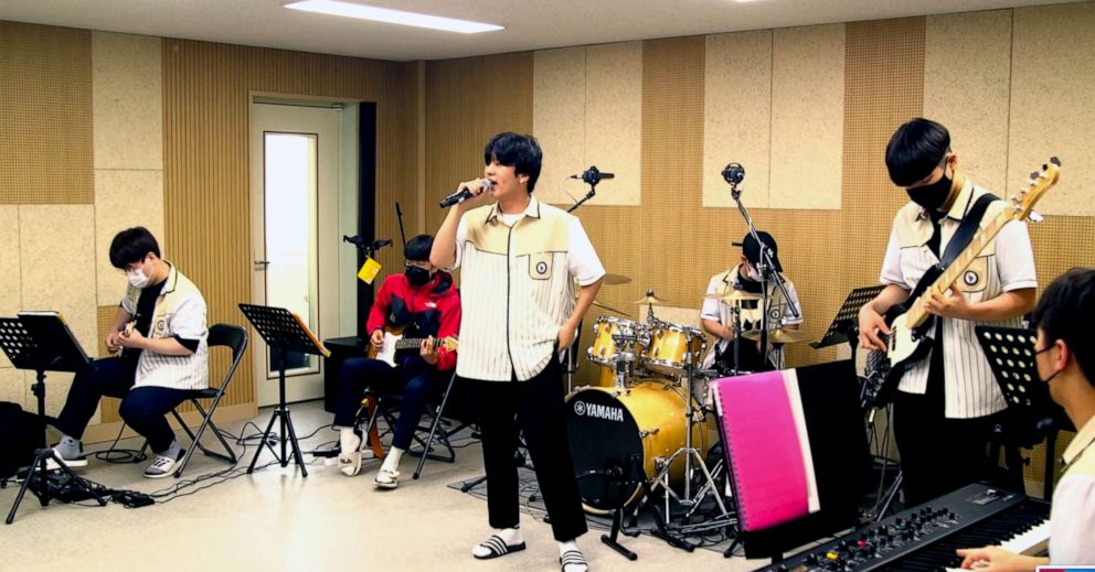PHOTO: High School of Korean Pop and Performing Arts is the only high school in South Korea that specializes in teaching all-things K-pop in Chungnam, South Korea, June 22, 2021.