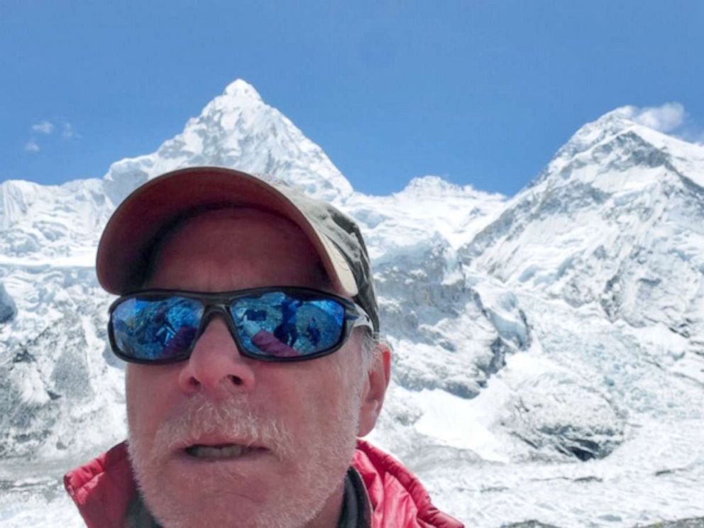 PHOTO: An undated photo of Chris Kulish at Mount Everest. 