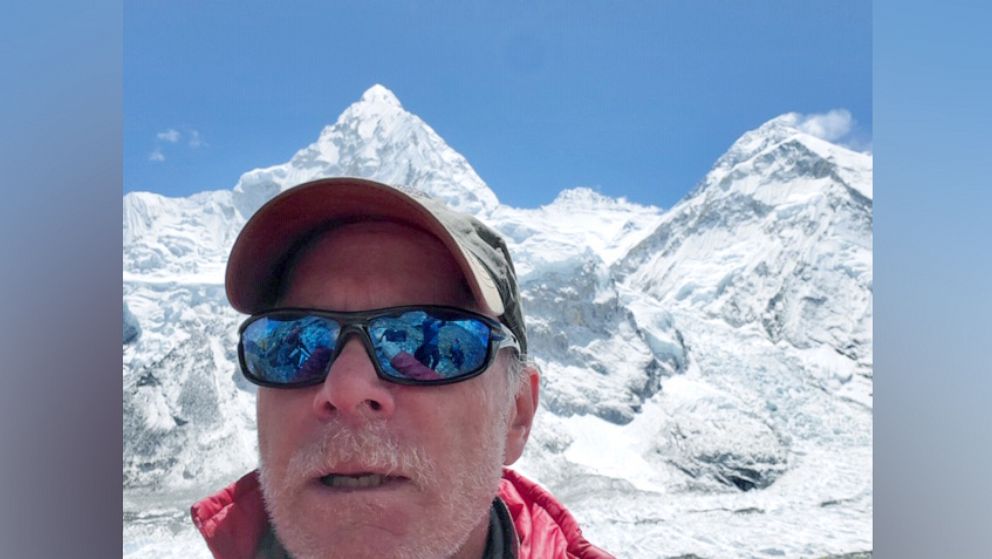 PHOTO: An undated photo of Chris Kulish at Mount Everest. 