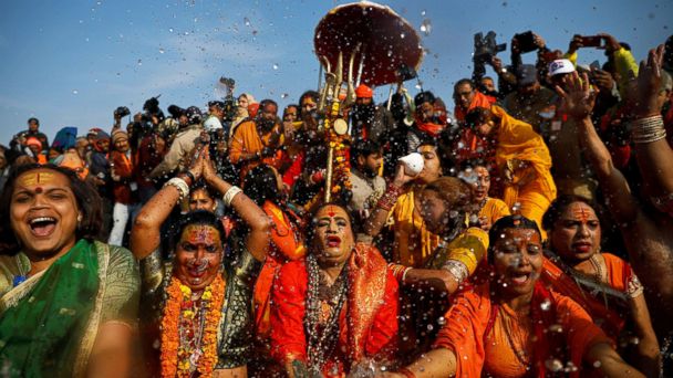 Millions congregate for Kumbh Mela festival in India, world's largest  gathering - ABC News