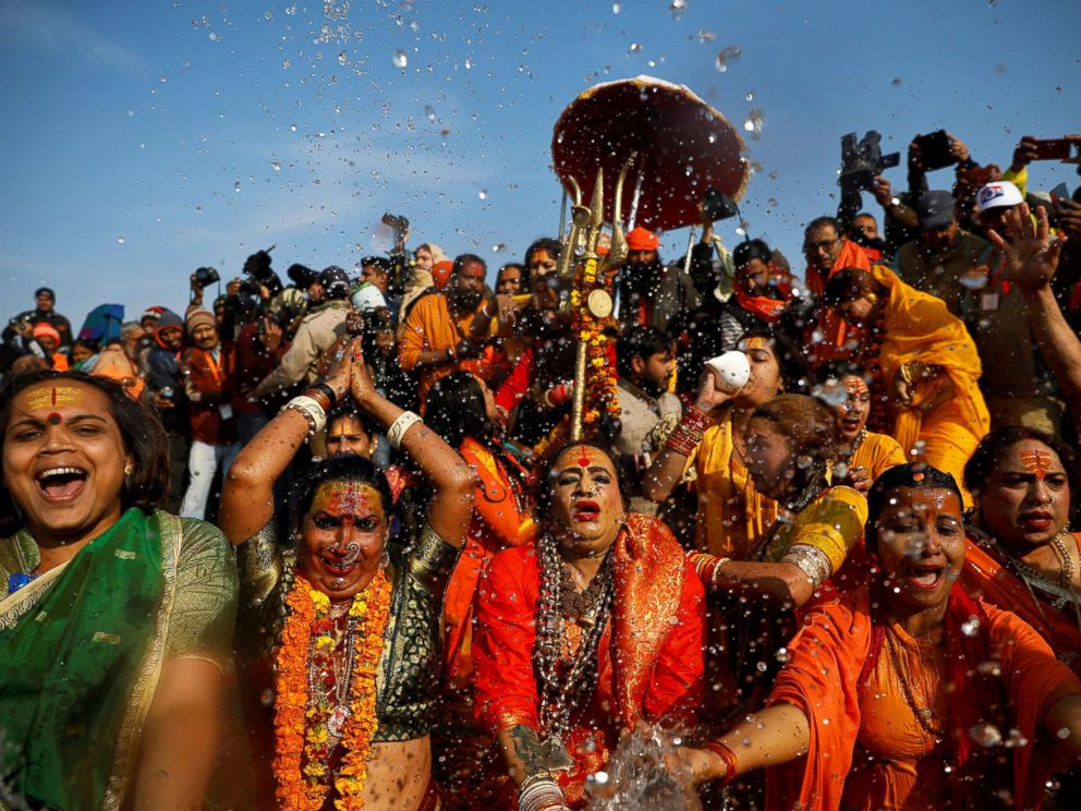 Millions congregate for Kumbh Mela festival in India, world's largest  gathering - ABC News