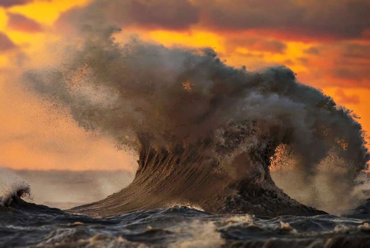 PHOTO: "Lake Erie Monster" from the "Liquid Mountains" series by Dave Sandford.