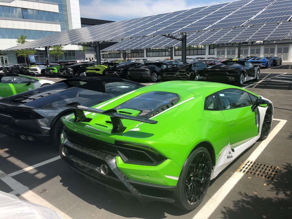 PHOTO: Professional drivers test each Lamborghini on local roads before they're shipped to customers. The cars are tested for eight days.