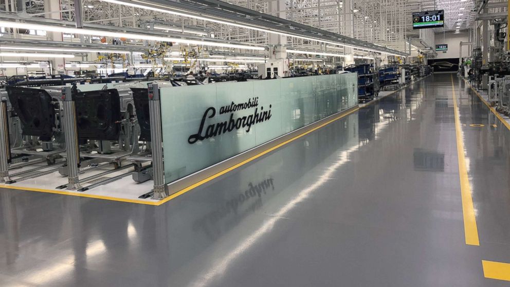 PHOTO: Lamborghini built a second factory last summer for production of the Urus, its new SUV.
