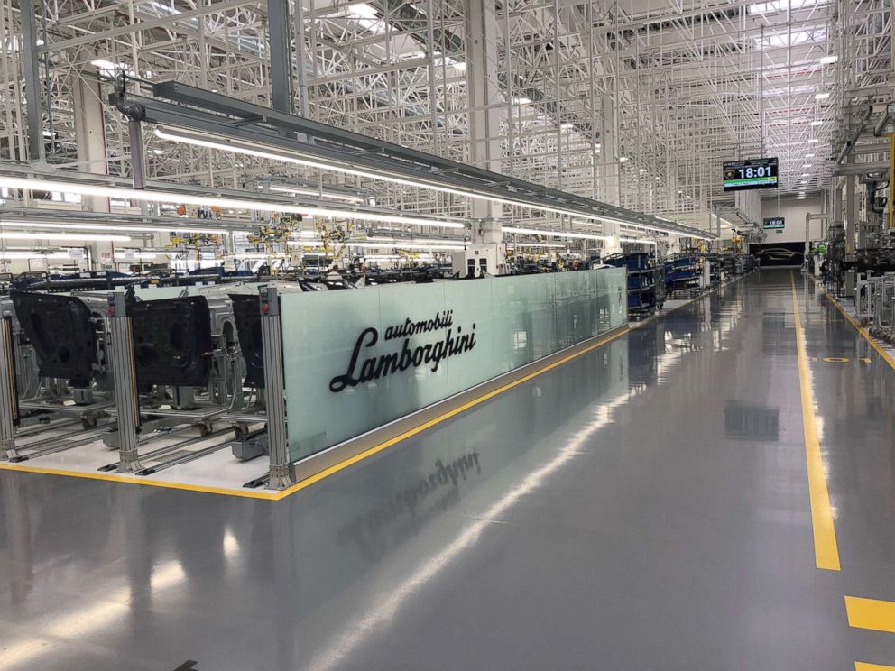 PHOTO: Lamborghini built a second factory last summer for production of the Urus, its new SUV.