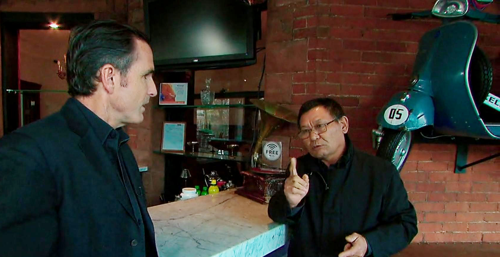 PHOTO: Lee Young-guk, an ex-bodyguard for North Korea’s former dictator Kim Jong Il, is seen here with ABC News' Bob Woodruff.