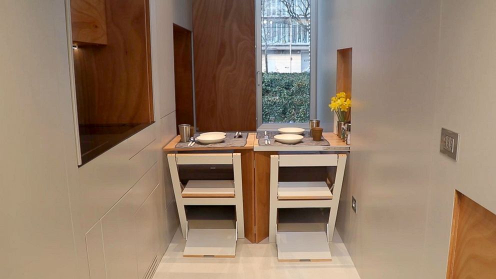 PHOTO: Inside architect Leonardo Di Chiara's tiny home.