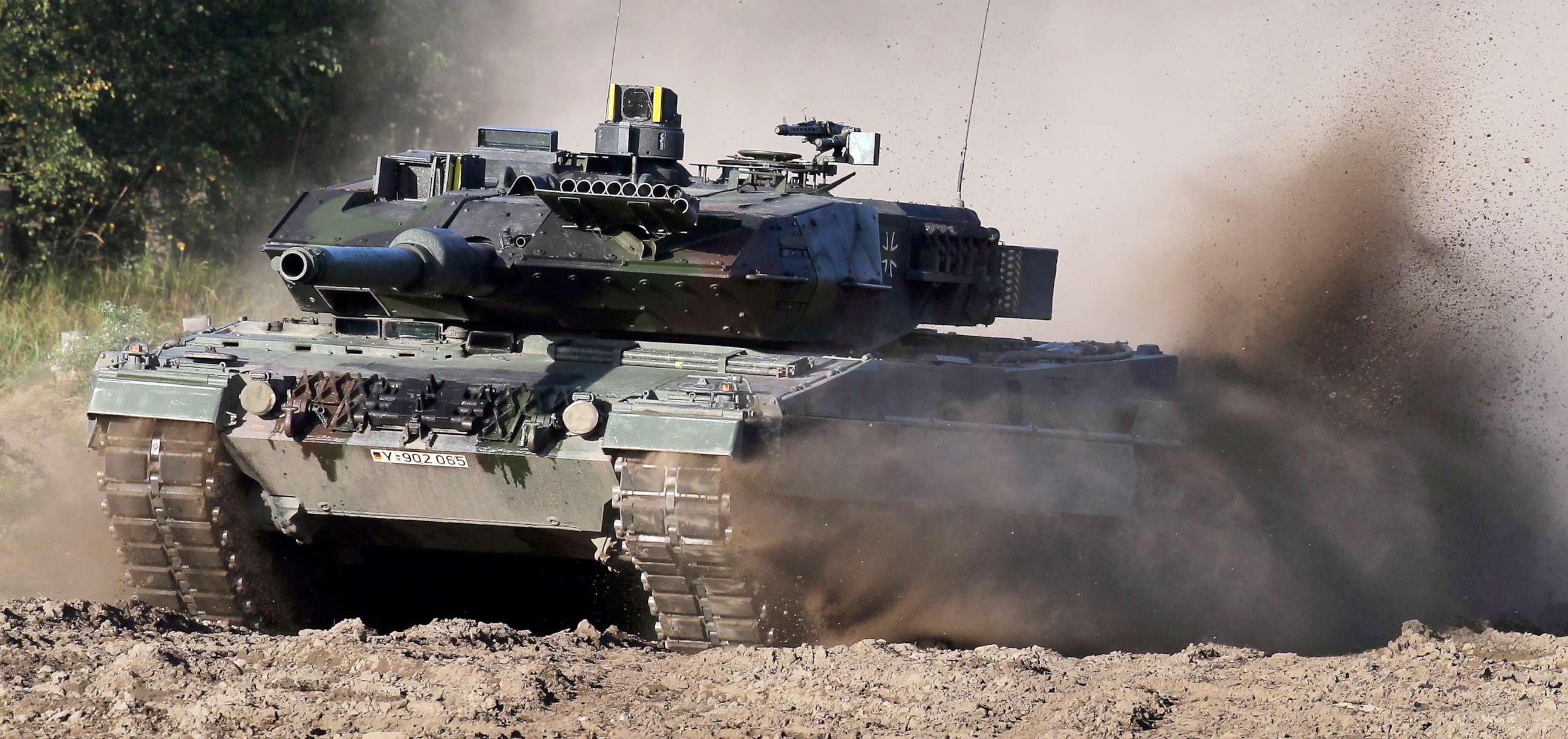 PHOTO: A Leopard 2 tank is pictured during a demonstration event held for the media by the German Bundeswehr in Munster near Hannover, Germany, Sept. 28, 2011.