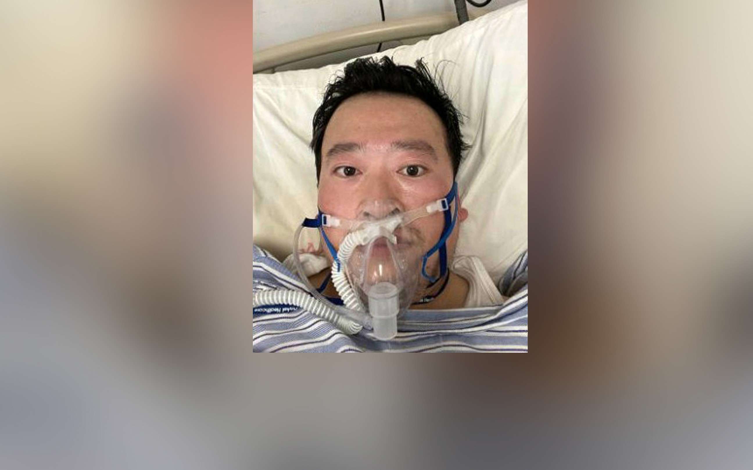 PHOTO: File Photo: Dr. Li Wenliang, the Chinese whistleblower who warned the public of a potential 'SARS-like' disease in Dec. 2019, is seen in this photo after he contracted the coronavius.