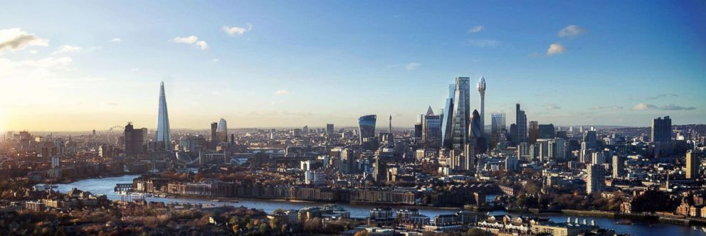 PHOTO: DBOX rendering of the London skyline featuring the new skyscraper, The Tulip.