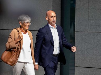 Former Spanish soccer president given restraining order in World Cup kiss case