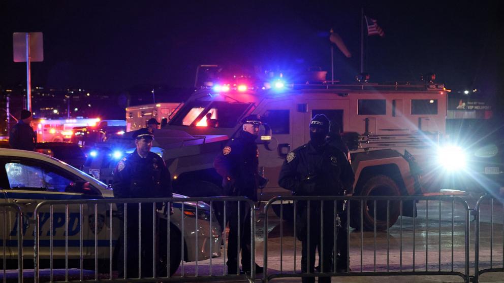 PHOTO: A motorcade carrying ousted Venezuelan president Nicolas Maduro leaves the Westside Heliport in New York, January 3, 2026.