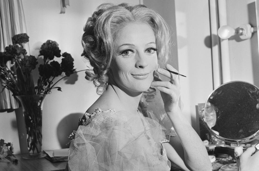 PHOTO: Actress Dame Maggie Smith in the dressing room of The Old Vic, in London, Oct. 24, 1967.