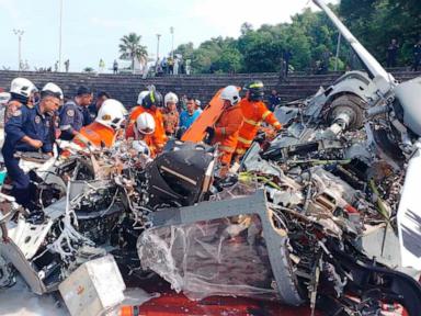 2 Malaysia Navy helicopters collide midair killing all 10 crew members on board