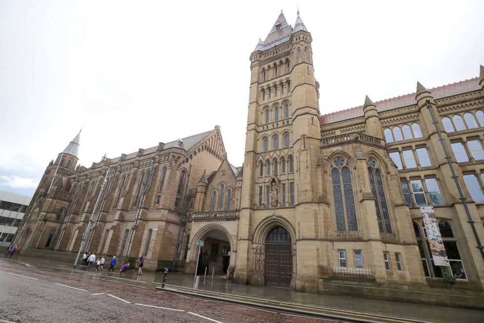 PHOTO: In this file photo shows a general view of the University of Manchester in Manchester, U.K., Sept. 9, 2017.