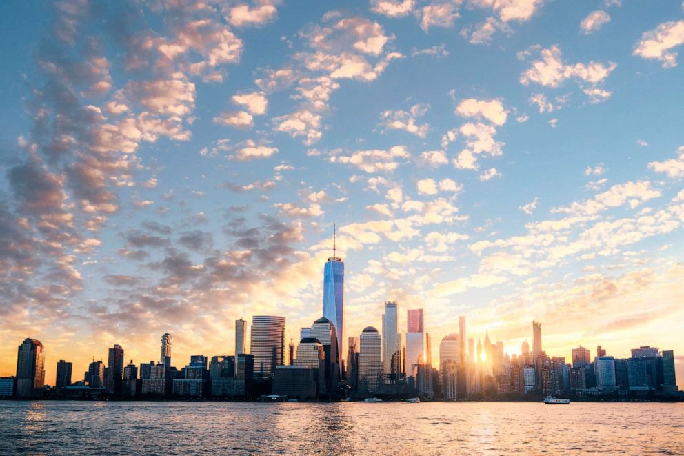 PHOTO: New York City skyline is seen in this stock photo.