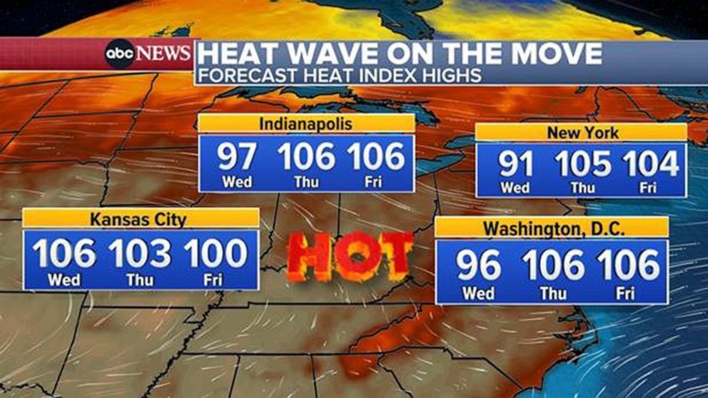 US heat wave eyes Northeast amid severe storms Latest forecast