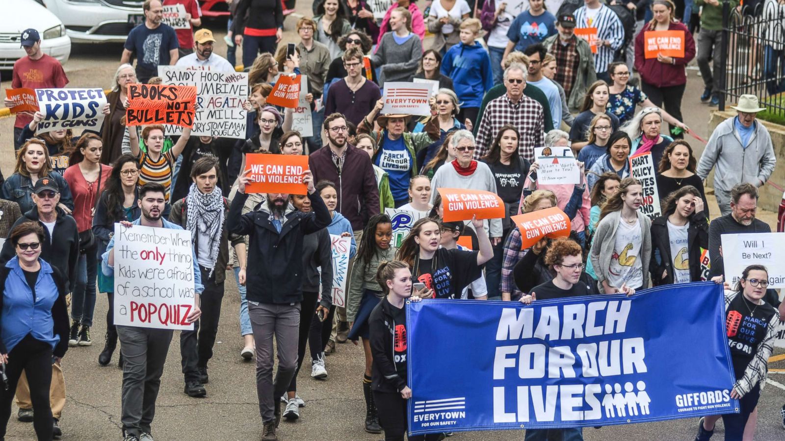 PHOTO: Demonstrators attend a March For Our Lives rally in Oxford, Miss., March 24, 2018.