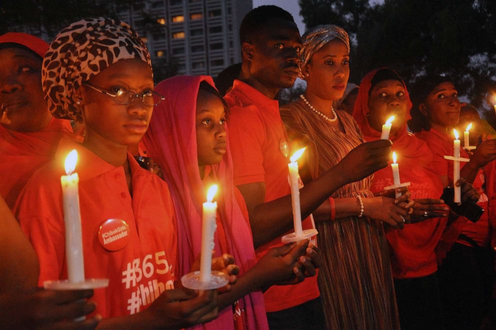 PHOTO: A march and vigil in the Nigerian capital of Abuja, April 14, 2015.