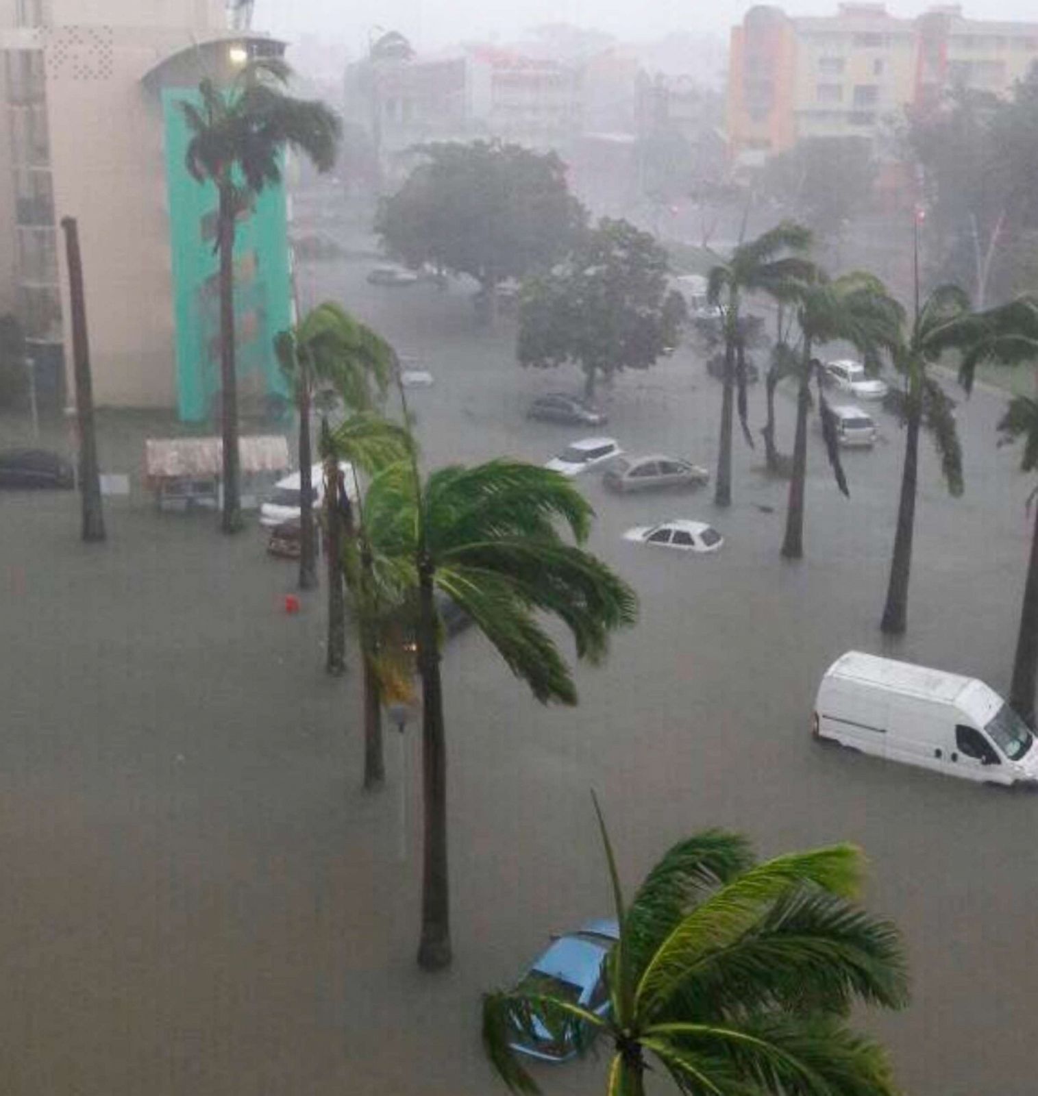 Island of Guadeloupe Picture | Hurricane Maria pummels Puerto Rico ...