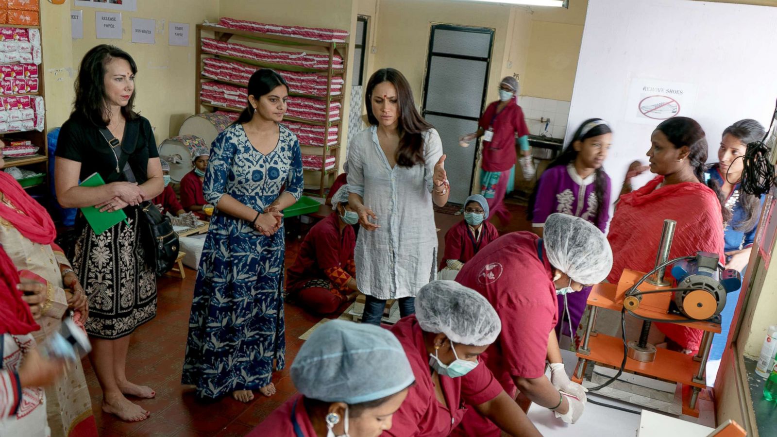 PHOTO: Meghan Markle has made menstrual hygiene an important cause she promotes.