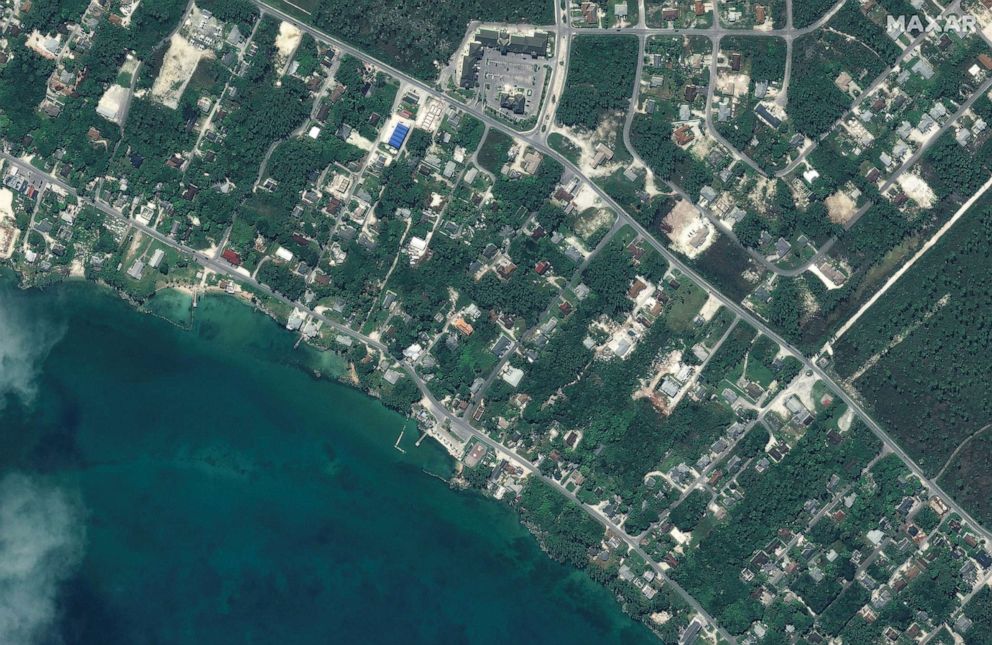 PHOTO: Before Hurricane Dorian strck northwestern Marsh Harbour on Great Abaco Island, Bahamas, in a satellite image taken Oct. 25, 2018.