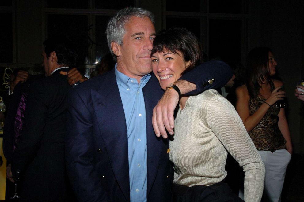 PHOTO: Jeffrey Epstein and Ghislaine Maxwell attend an event at Cipriani Wall Street on March 15, 2005, in New York.