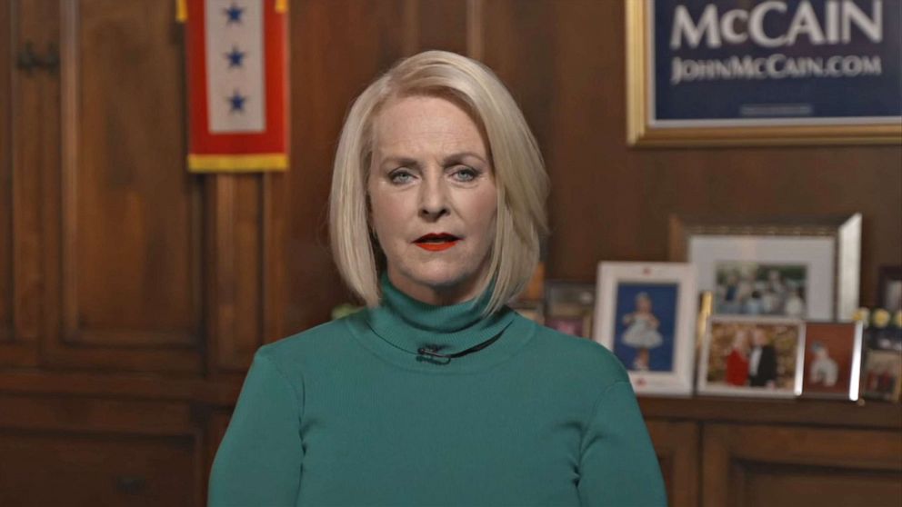 PHOTO: Cindy McCain appears on Good Morning America, Sept. 23, 2020.