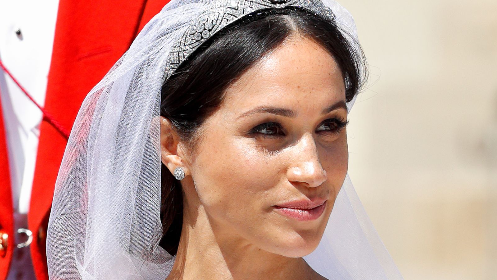 PHOTO: Meghan, Duchess of Sussex travels in an Ascot Landau carriage as she & Prince Harry, Duke of Sussex begin their procession through Windsor following their wedding at St George's Chapel, Windsor Castle on May 19, 2018 in Windsor, England.