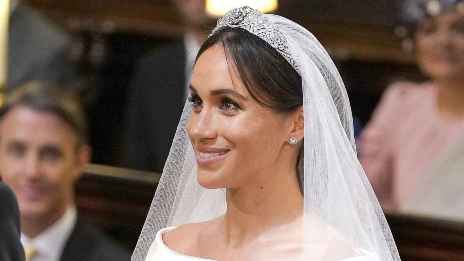 PHOTO: Britain's Prince Harry, Duke of Sussex, and US fiancee of Britain's Prince Harry Meghan Markle during their wedding ceremony in St George's Chapel, Windsor Castle, in Windsor, May 19, 2018.