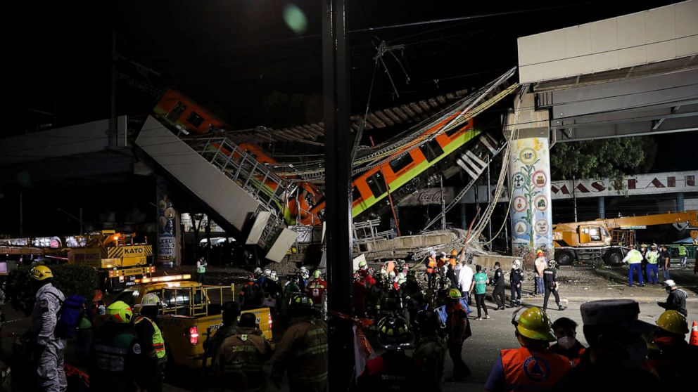 Mexico City shopping center collapse captured on video