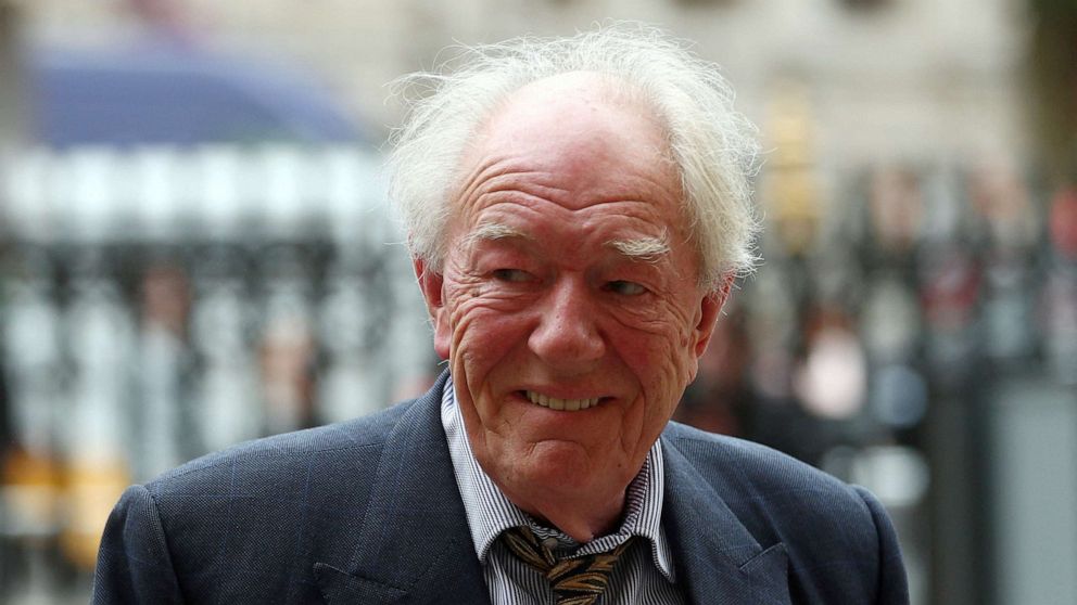 FILE PHOTO: Actor Michael Gambon attends a Service of Thanksgiving for Sir Peter Hall at Westminster Abbey in London, Britain, September 11, 2018.