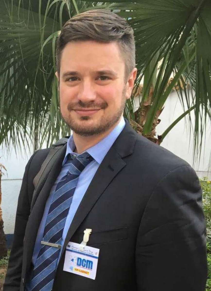 PHOTO: UN expert Michael Sharp, who was killed in the Democratic Republic of the Congo in March 2017 is seen here in this undated file photo. 