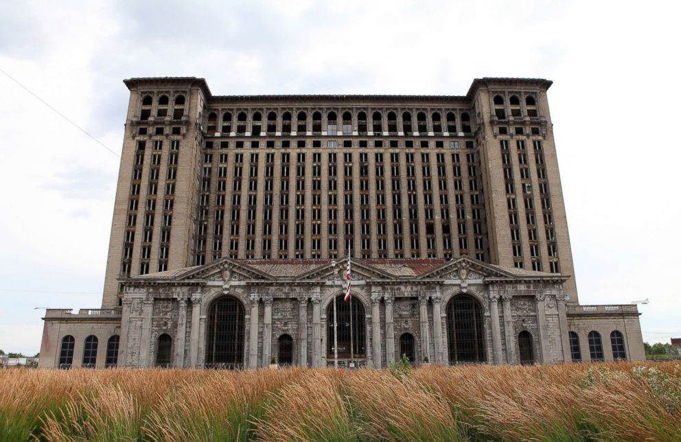 PHOTO: The abandoned Michigan Central Station, July 18, 2014, in Detroit.
