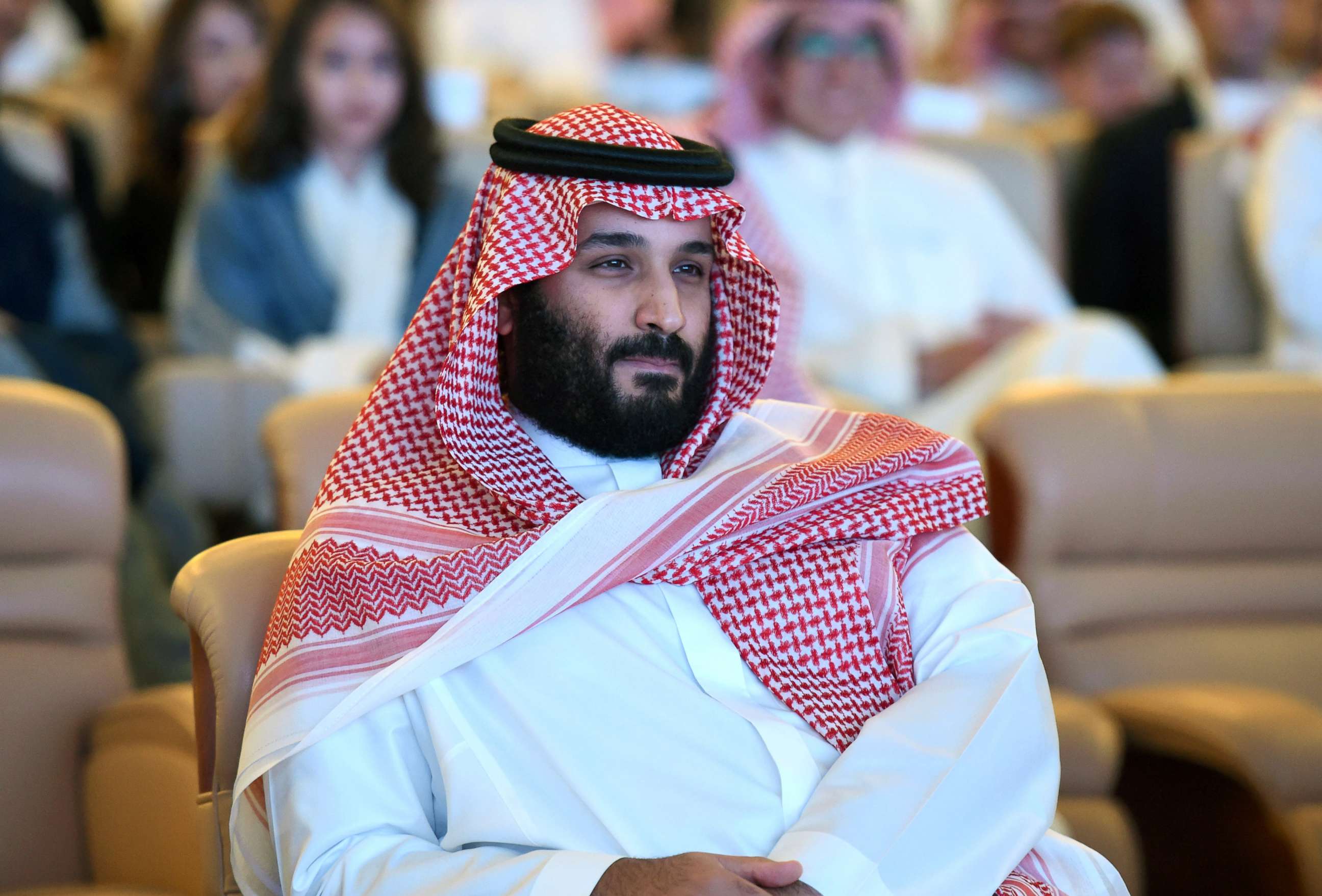 PHOTO: Saudi Crown Prince Mohammed bin Salman attends a conference in Riyadh, on Oct. 24, 2017.