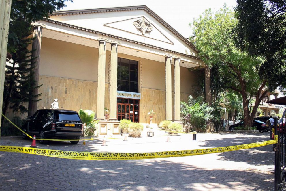 PHOTO: A vehicle that belongs to Mohammed Dewji, a Tanzanian business tycoon who is said to be Africa's youngest billionaire, parked at Colosseum Hotel and Fitness Club in Dar es Salaam, Tanzania, Oct. 11, 2018.