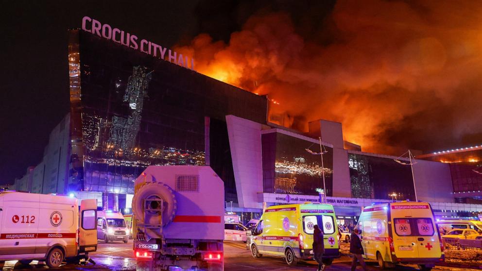 VIDEO: Police search rubble for possible survivors of Moscow terror attack