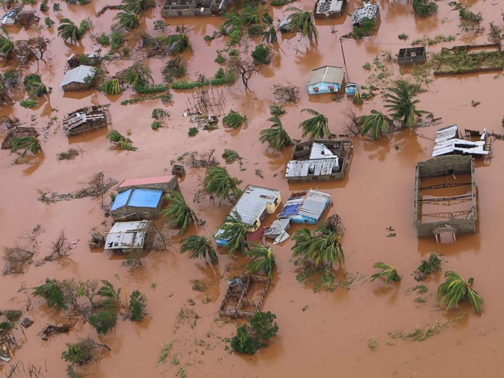 Tropical cyclone leaves parts of Mozambique under water, kills over 200