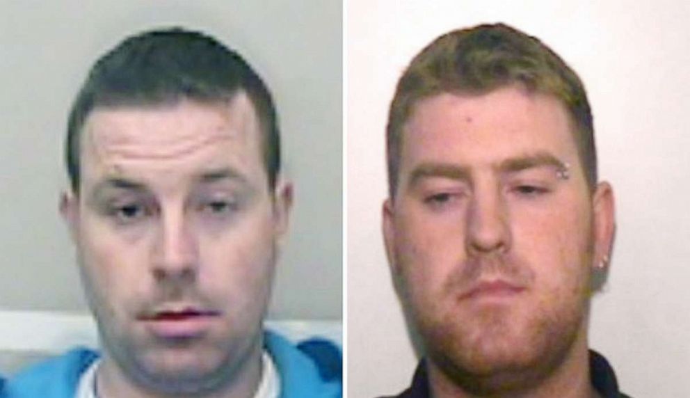 PHOTO: Christopher Hughes, 34, and his brother Ronan Hughes, 40 are wanted on suspicion of manslaughter and human trafficking in connection with 39 bodies found in a tractor-trailer in London on Oct. 23, 2019 police said.