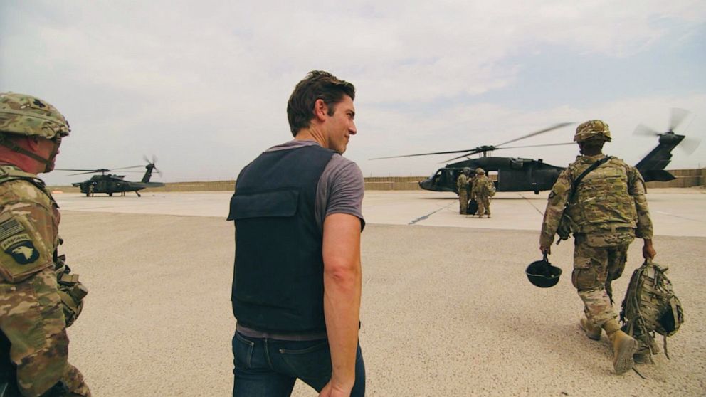 PHOTO: "World News Tonight" anchor David Muir went deep into Iraq on the Syrian border to speak with U.S. troops who are fighting ISIS, which is desperately working on a resurgence.