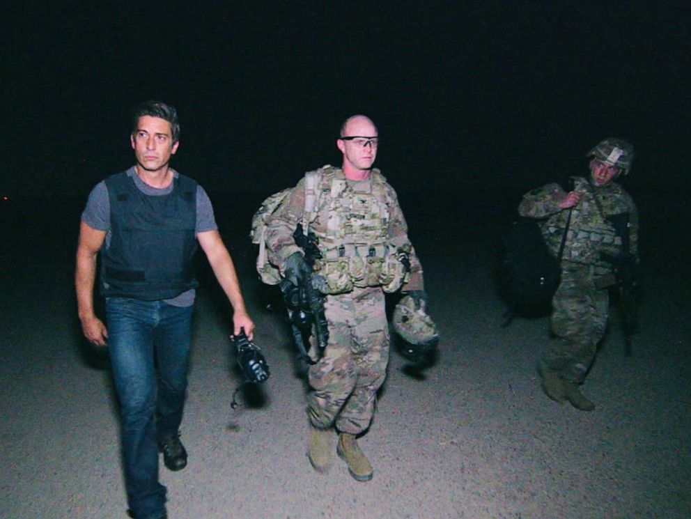 PHOTO: World News Tonight anchor David Muir went deep into Iraq on the Syrian border to speak with U.S. troops who are fighting ISIS, which is desperately working on a resurgence.