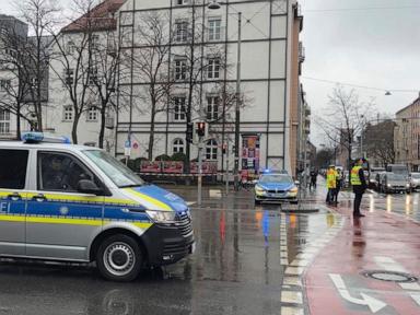 'Several' hurt after car drives into pedestrians in Munich, police say