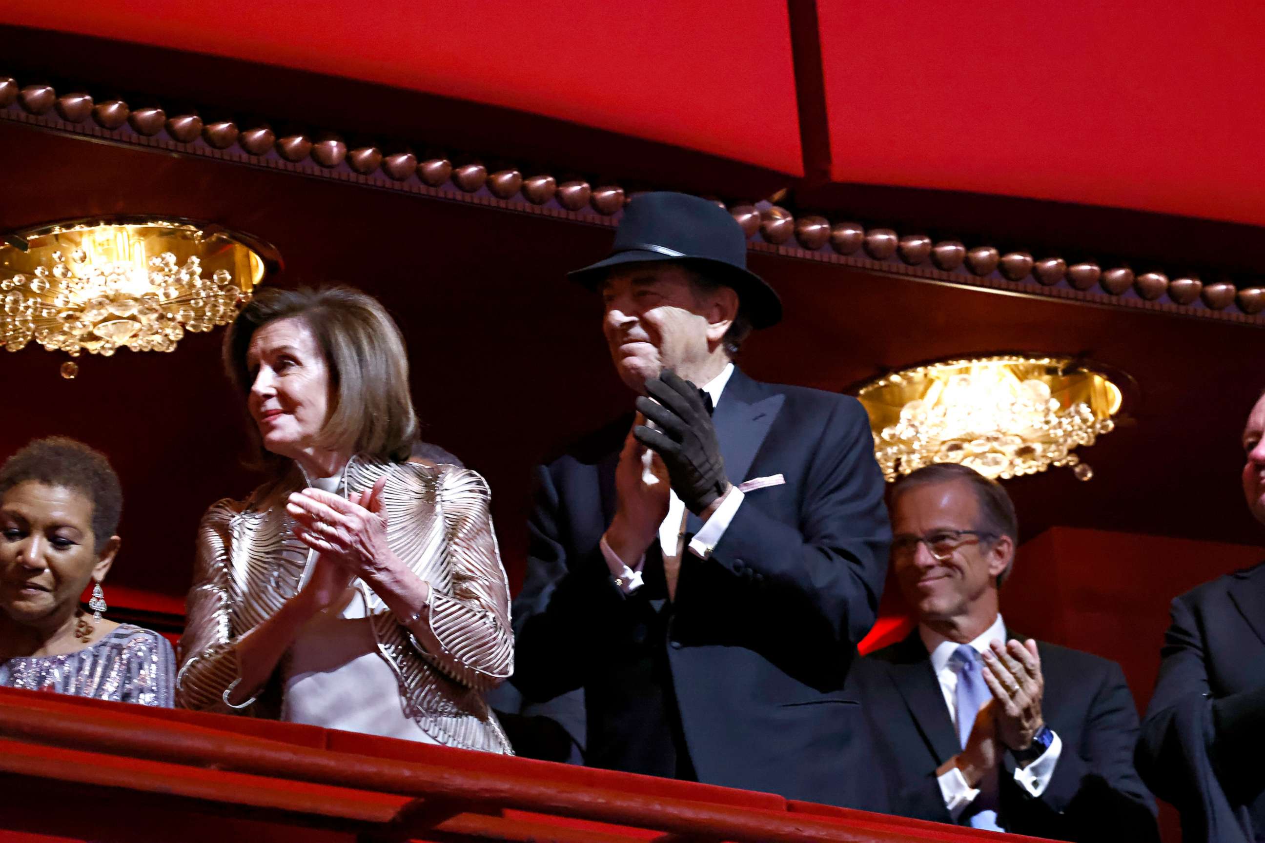 PHOTO: Nancy Pelosi and Paul Pelosi attend the 45th Kennedy Center Honors ceremony at The Kennedy Center on Dec. 04, 2022 in Washington, DC.