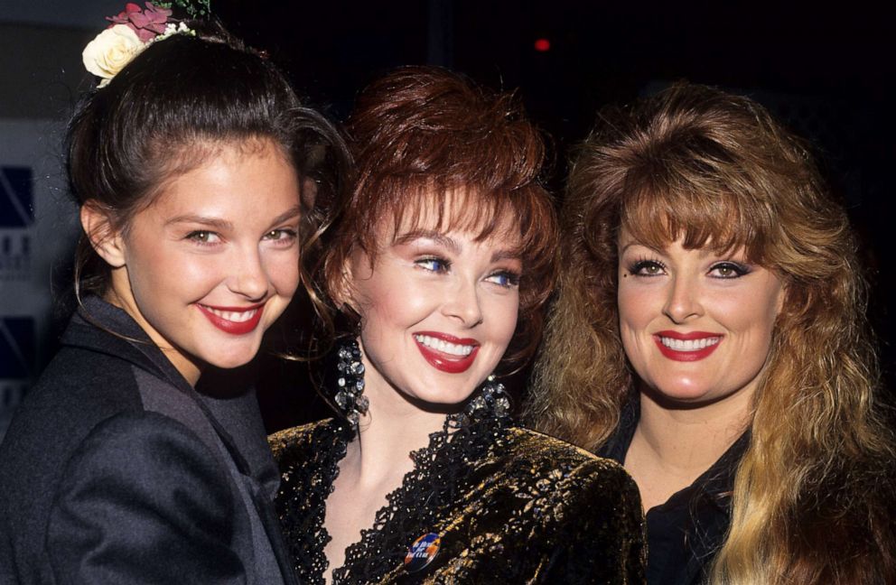 PHOTO: Ashley Judd, Naomi Judd and Wynonna Judd during APLA 6th Commitment to Life Concert Benefit at Universal Amphitheater in Universal City, Calif., Nov. 18, 1992.