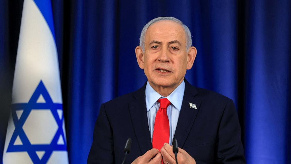 PHOTO: ISRAEL-US-IRAN-WAR-NETANYAHU