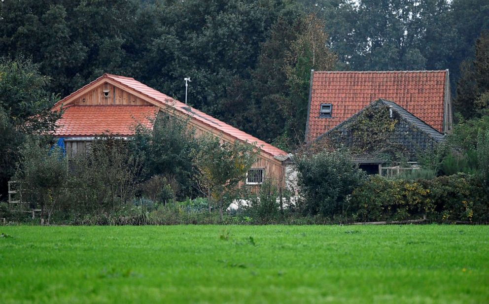 PHOTO: A view of the farm where a family was found living in Ruinerwold, Netherlands.