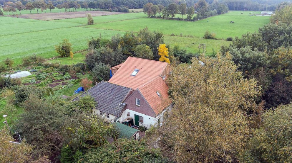 PHOTO: A view of the farm  where a family was found  living in Ruinerwold, Netherlands.