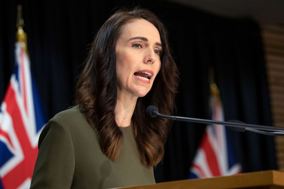 PHOTO: New Zealand Prime Minister Jacinda Ardern announces a new date for national elections, during a news conference in Wellington, New Zealand, on Aug. 17, 2020.