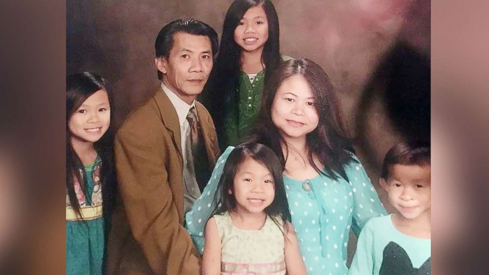 PHOTO: Michael Nguyen, a 54-year old American father of four missing in Vietnam, is seen here with his family in an undated photo.